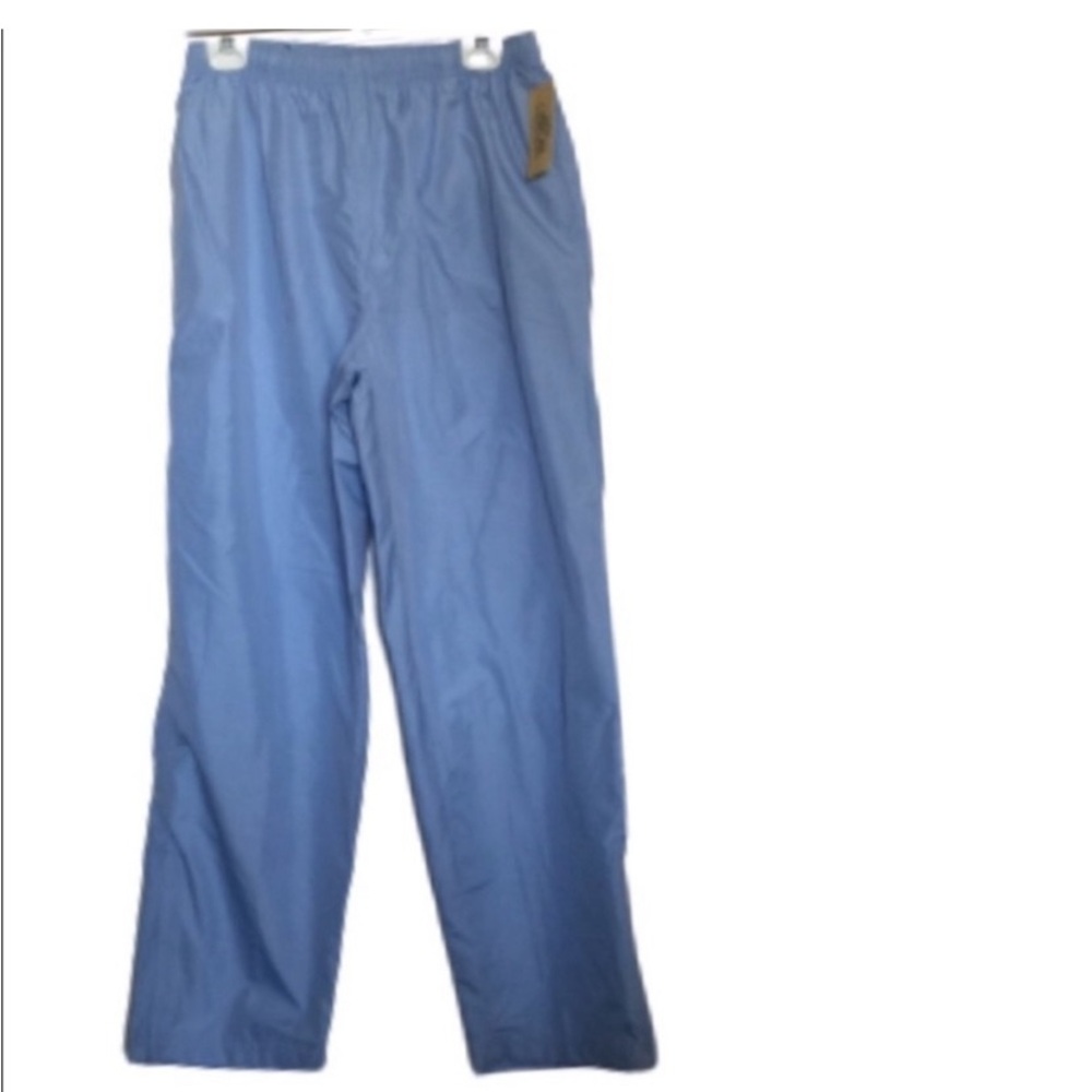 VINTAGE CHEROKEE Joggers Lined Windbreaker Pants Light Blue Nylon Women’s Large